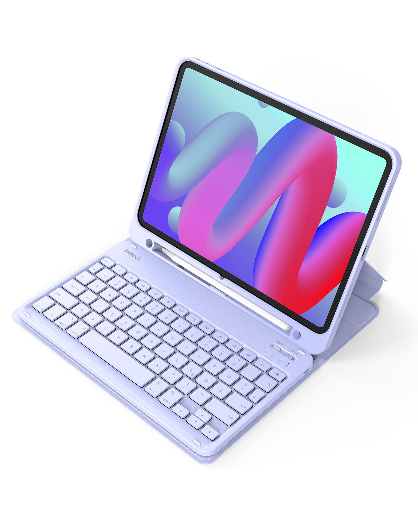 inateck DE Ultraleicht Tastatur Hülle für iPad 11" (A16 2025), iPad 10; iPad Air 11" M3/M2 (2025/2024), iPad Air 5/4; iPad Pro 11"