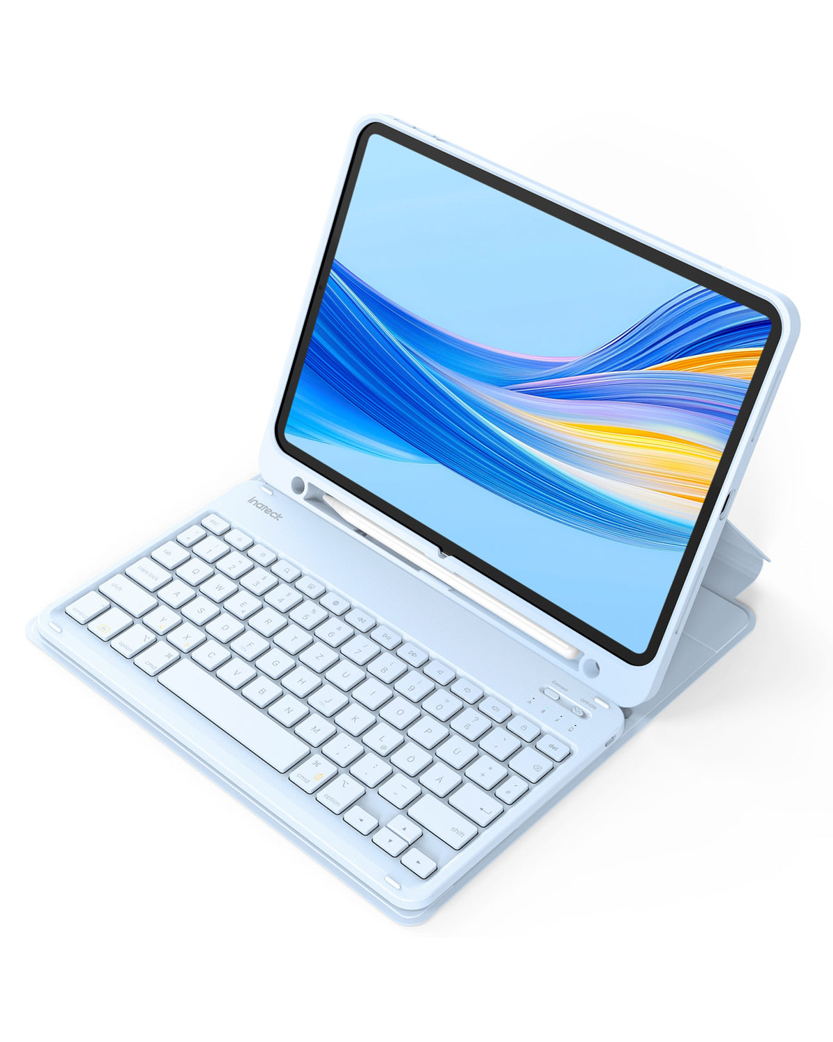 inateck DE Ultraleicht Tastatur Hülle für iPad 11" (A16 2025), iPad 10; iPad Air 11" M3/M2 (2025/2024), iPad Air 5/4; iPad Pro 11"