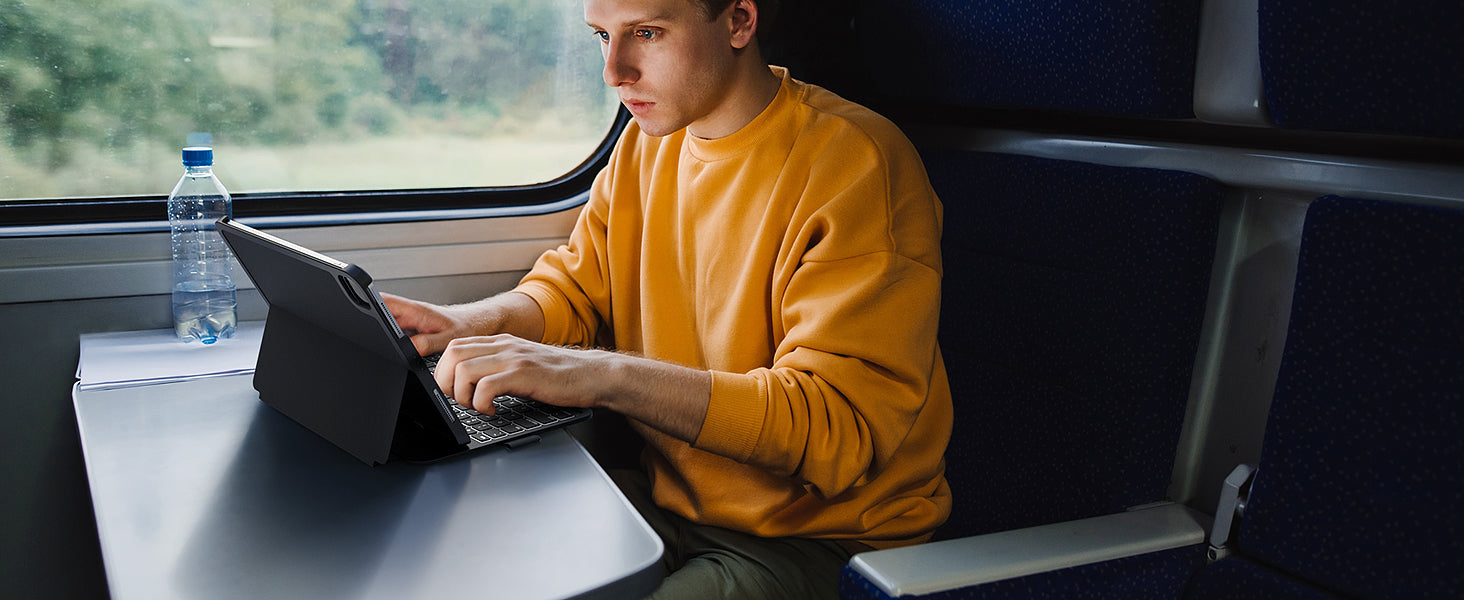 iPad 11/10 Gen Hülle mit Tastatur