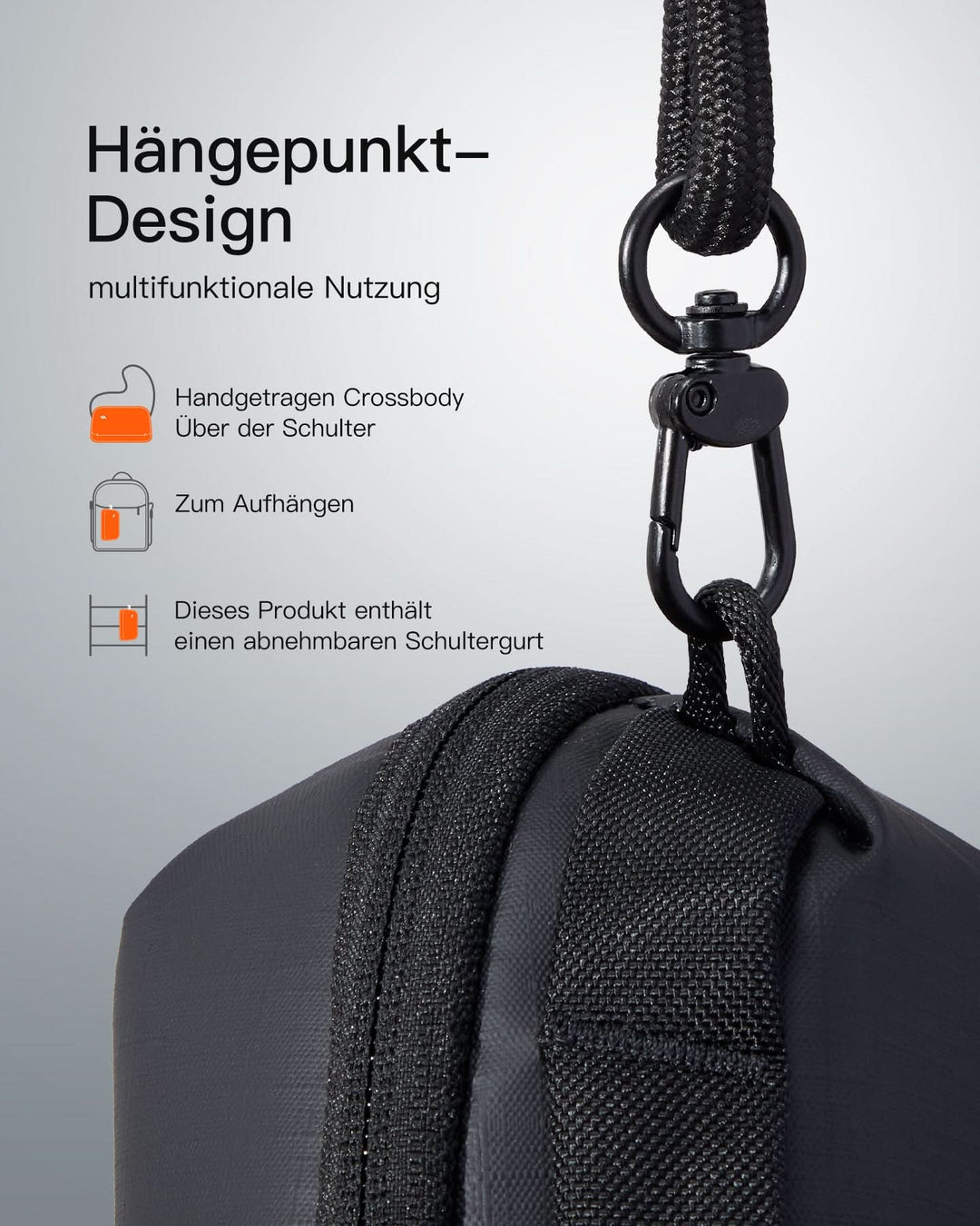 Praktischer Organizer für Elektronisches Zubehör, Spritz Wasserresistente Reisetasche, ABM35S