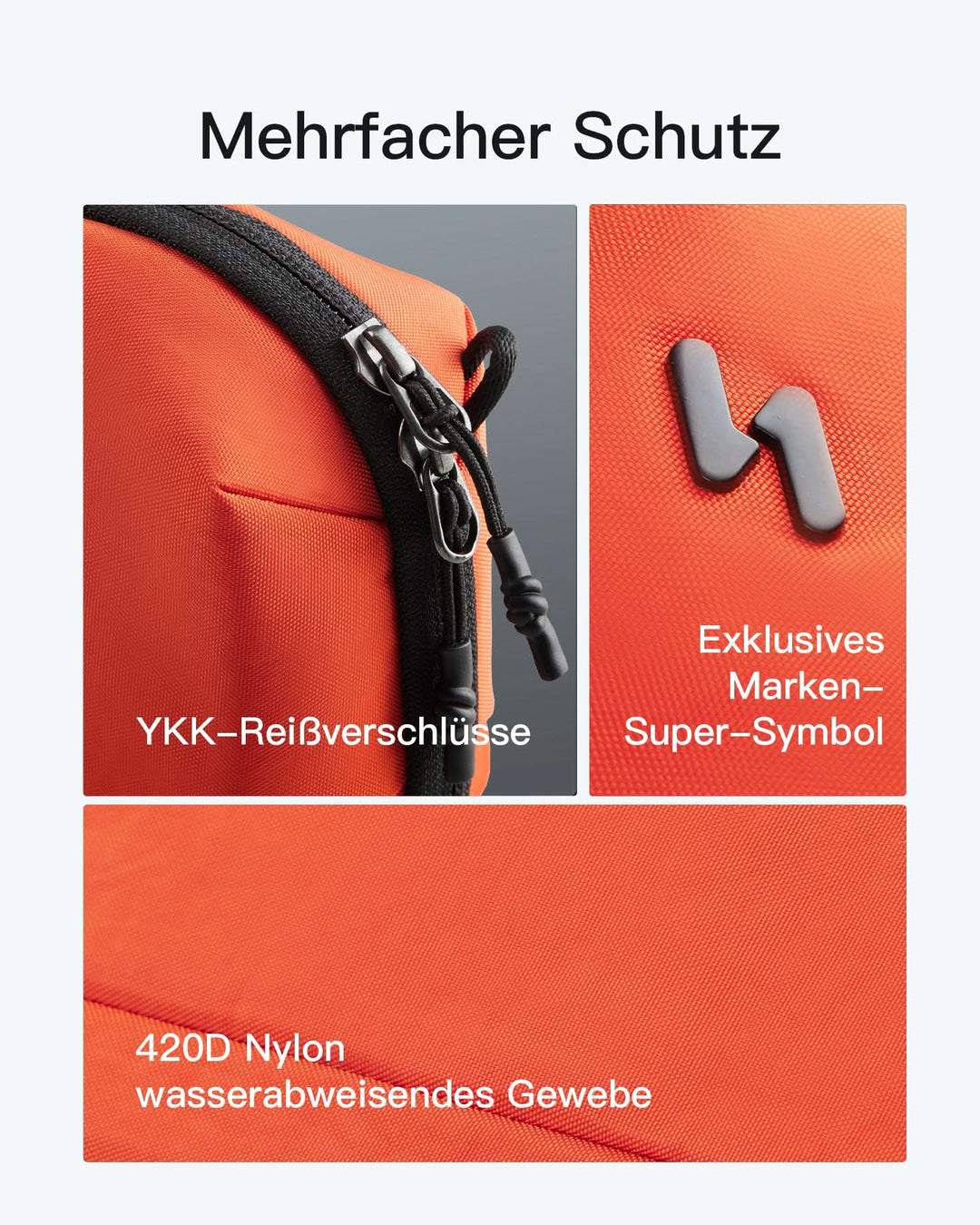 Praktischer Organizer für Elektronisches Zubehör, Spritz Wasserresistente Reisetasche, ABM35S