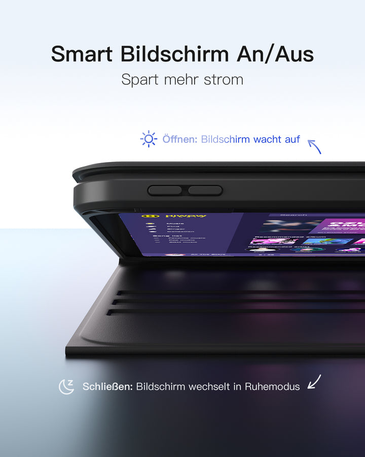 360°-Drehdesign Tastatur Hülle für iPad 11" (A16 2025), iPad 10.9" (10 Gen 2022), N0029