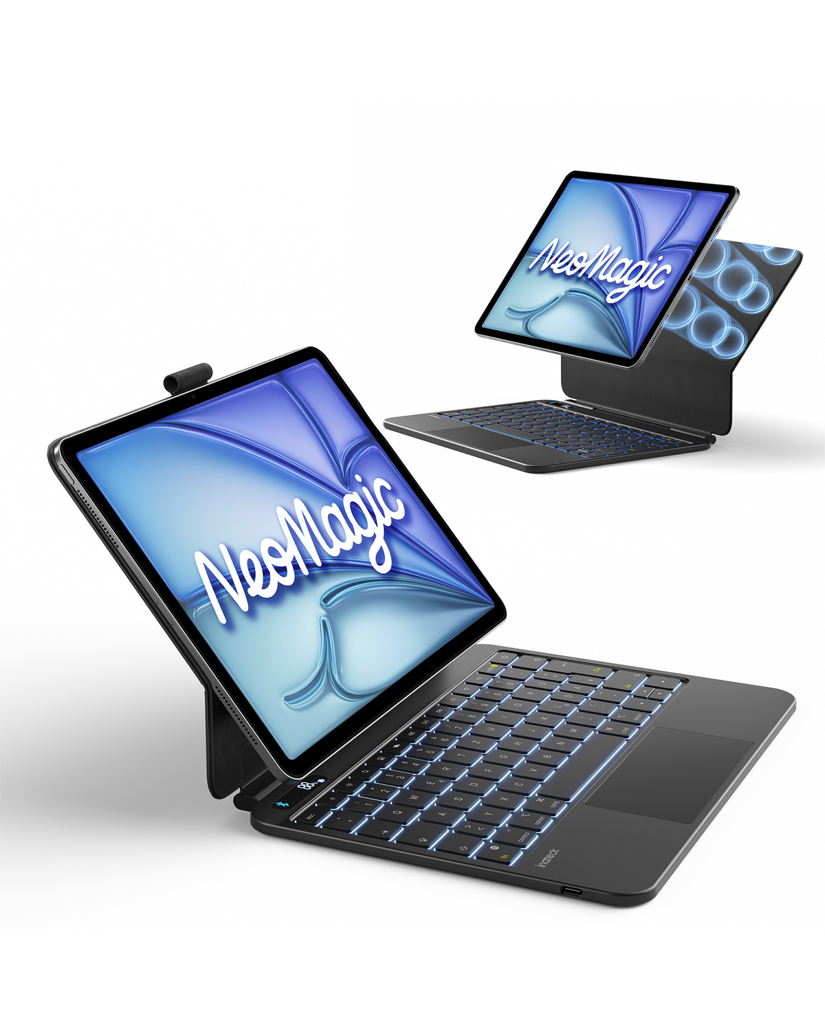 Inateck NeoMagic Magnetische Tastatur Hülle für iPad Air 11 Zoll(2025/2024), Magic Keyboard für iPad Pro 11", KB903-11A