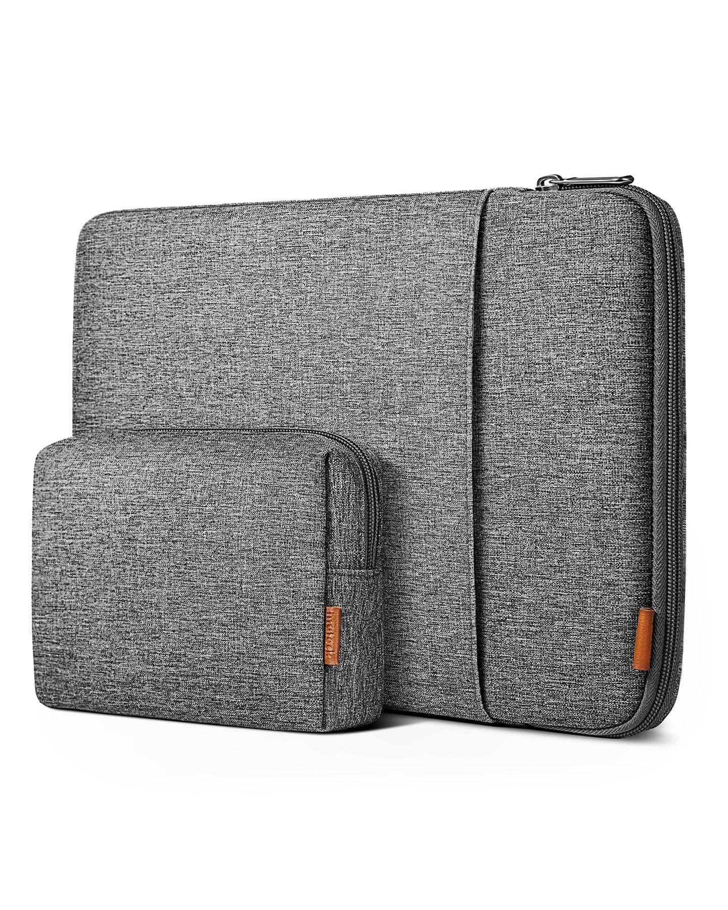 inateck DE EdgeKeeper 360° Rundumschutz Laptoptasche Hülle 13-16 Zoll mit Zubehörtasche, LB01006/S1 Grau 13 Zoll