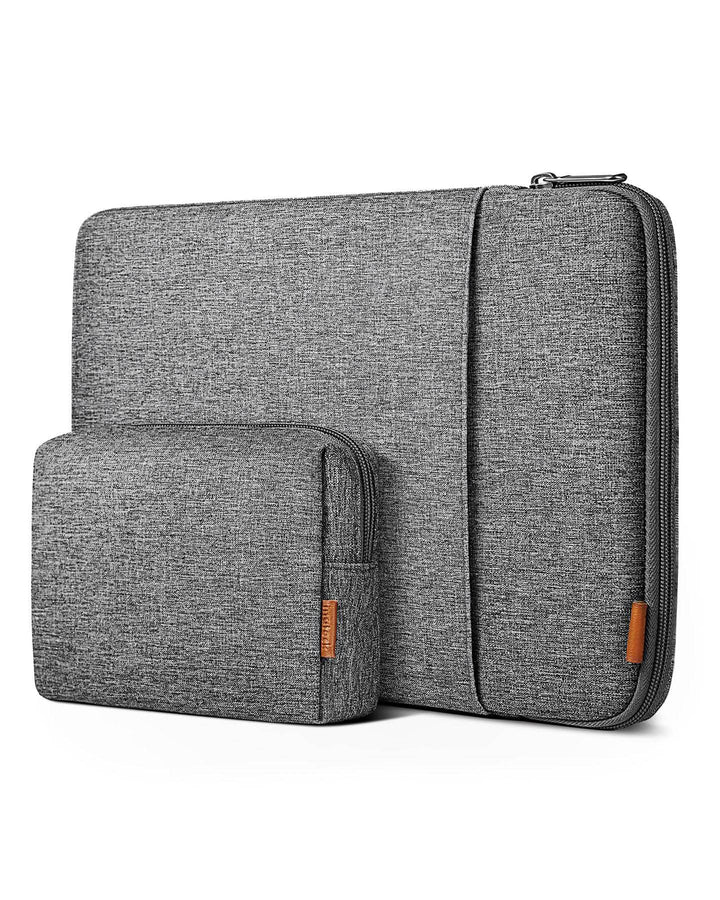 inateck DE EdgeKeeper 360° Rundumschutz Laptoptasche Hülle 13-16 Zoll mit Zubehörtasche, LB01006/S1 Grau 13 Zoll