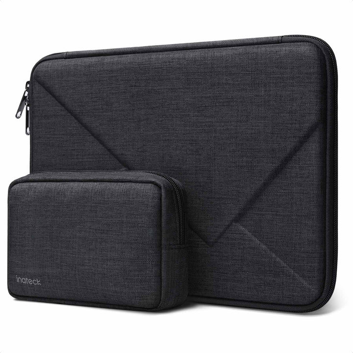 inateck DE Superstarke Laptophülle Tasche für MacBook Air/Pro M4/M3/M2/M1, LB01007 Schwarz 13.3 Zoll