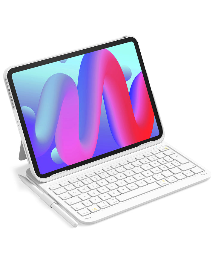 inateck DE Super-leicht Tastatur Hülle für iPad 11" 11 Gen (A16 2025), iPad 10, iPad Air 11" M3/M2 (2025/2024), iPad Air 5/4, iPad 