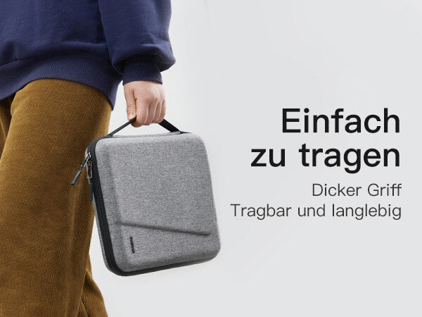 inateck DE Hartschalen Tablet Hülle Tragetasche für 11-12,9 Zoll iPads 2018-2024, AB01002