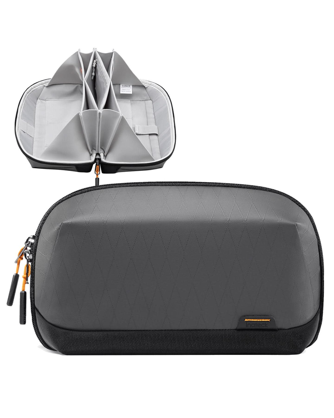 inateck DE Elektronik Case Gadget Organizer Tasche, USB Kabel Organizer, Reisefreundlich, AB03007 Grau
