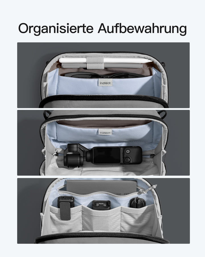 Portabler Elektronik-Organizer, spritzwassergeschützte Reisezubehörtasche für Kabel, Power Banks, Hubs, ABM33