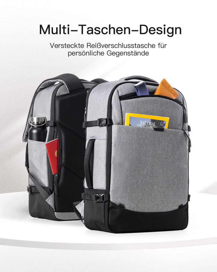 inateck DE 20-46L Reiserucksack, erweiterbarer Tragerucksack, BP03006