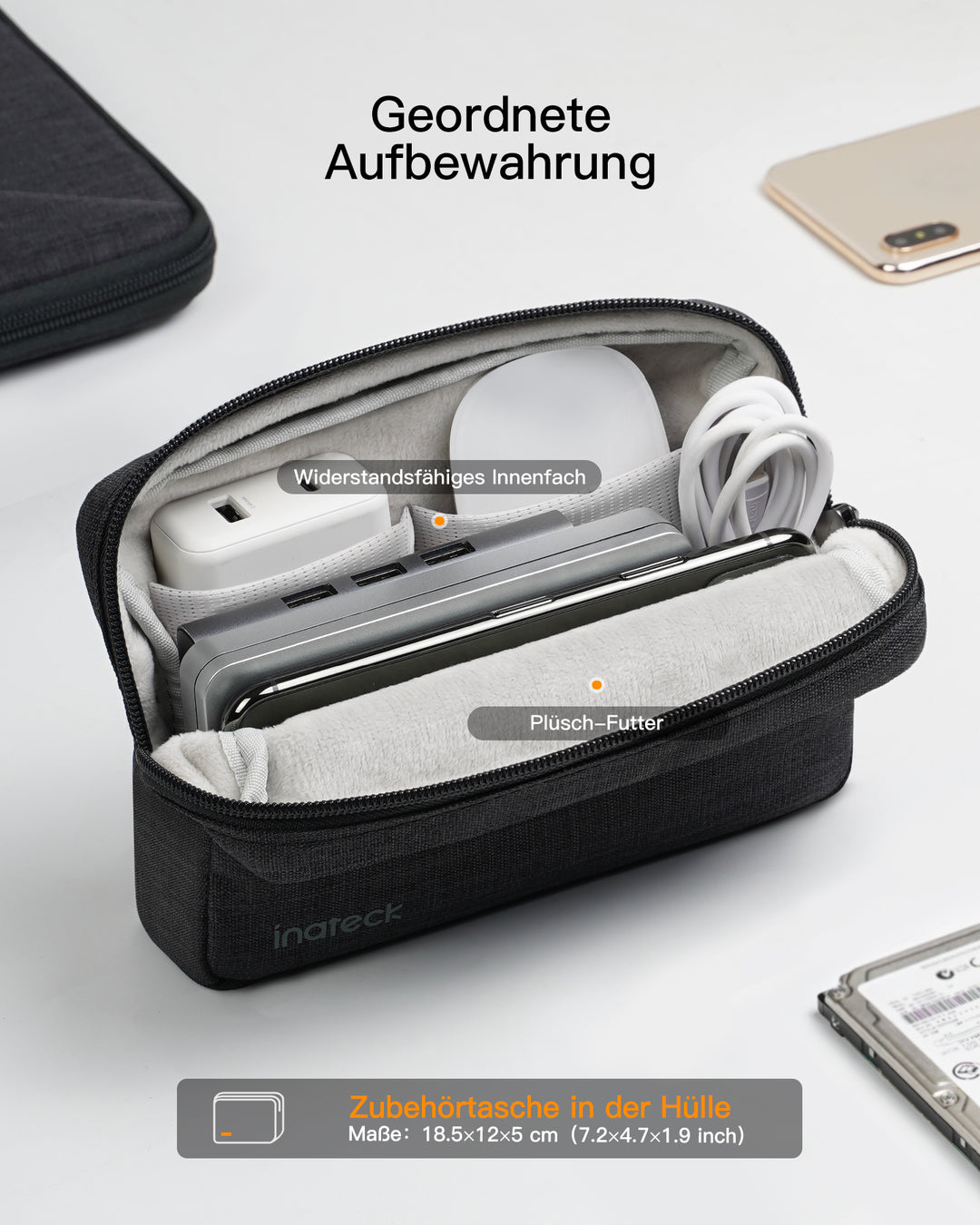 inateck DE Superstarke Laptophülle Tasche für MacBook Air/Pro M4/M3/M2/M1, LB01007