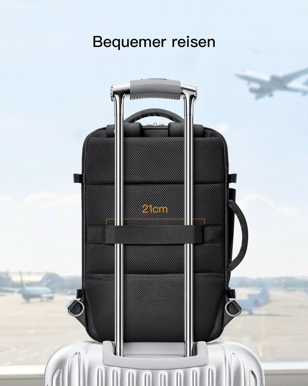 inateck DE 40L Supergroßer Handgepäck Reiserucksack Laptop Rucksack für 15,6-17 Zoll Notebooks, BP03001
