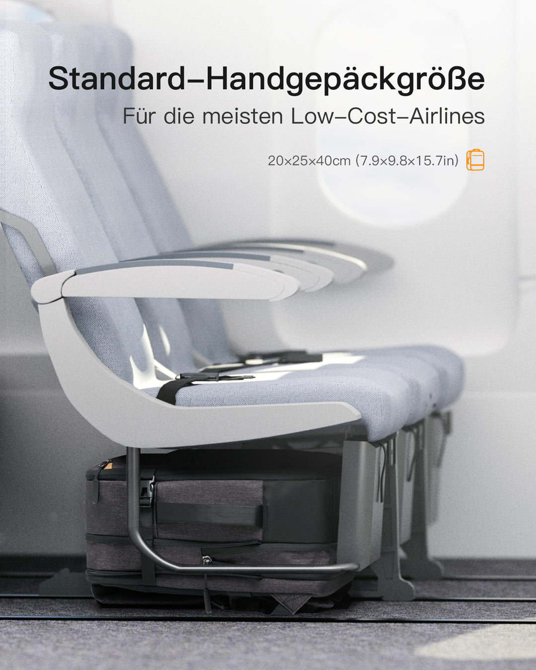 inateck DE 20-46L Reiserucksack, erweiterbarer Tragerucksack, BP03006