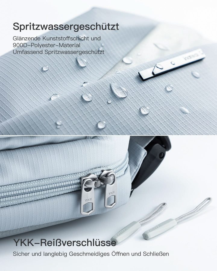 inateck DE Sling Bag mit 19 eingebaute Taschen, stylische Crossbody Bag mit verstellbarem Schultergurt, LB03014