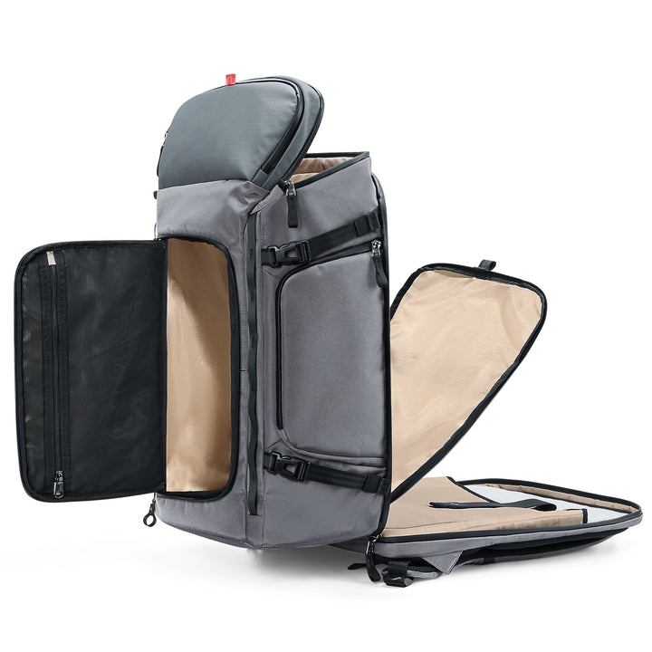Handgepäck Rucksack 40L, TSA Freundlich Groß Reiserucksack Spritzwassergeschützt Travel Backpack für 17 Zoll Laptop, BPX31