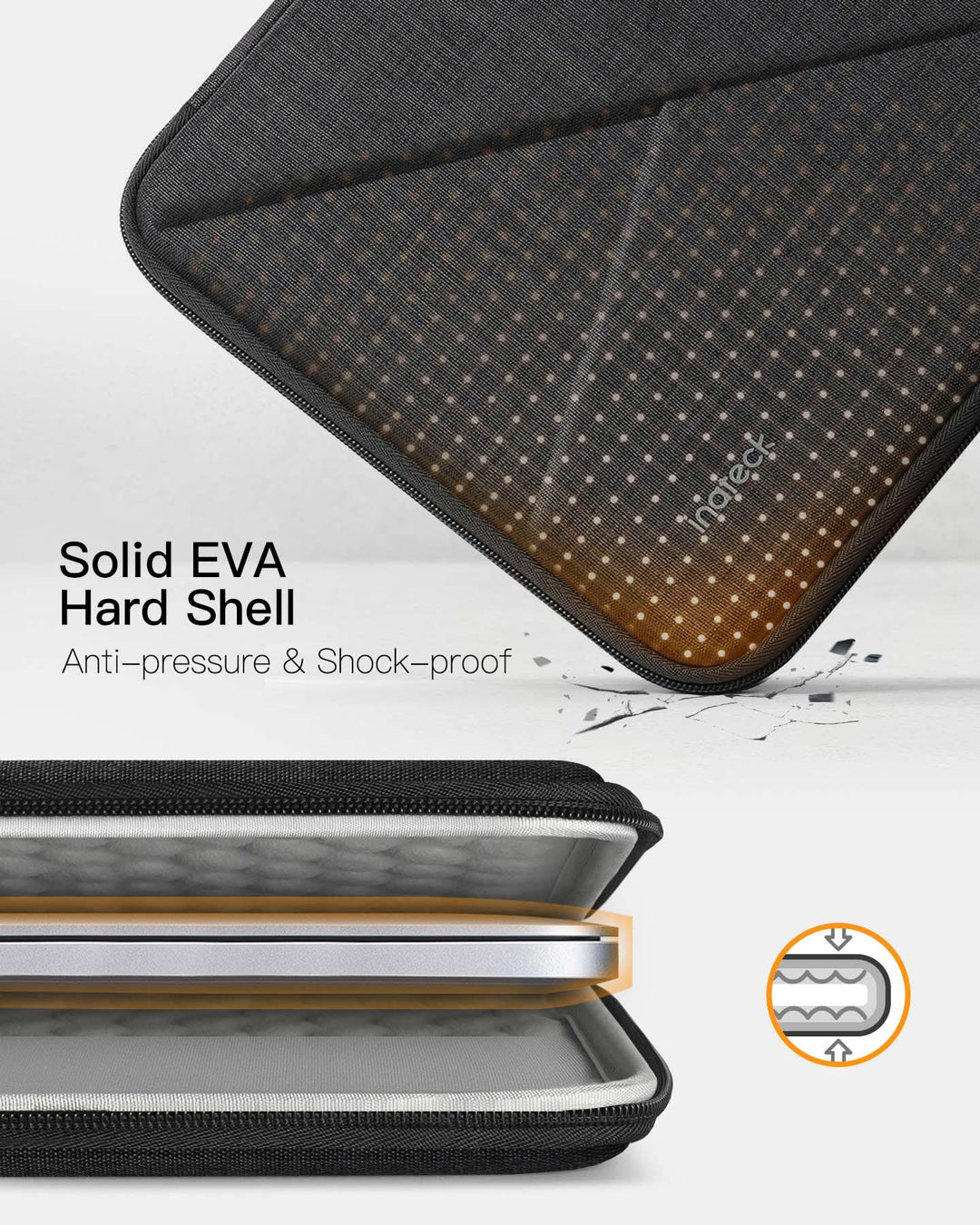Superstarke Laptophülle Tasche für MacBook Air/Pro M2/M1, LB01007 - Inateck Official DE